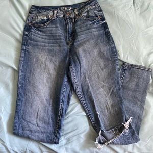Rewash blue skinny jeans lightly worn